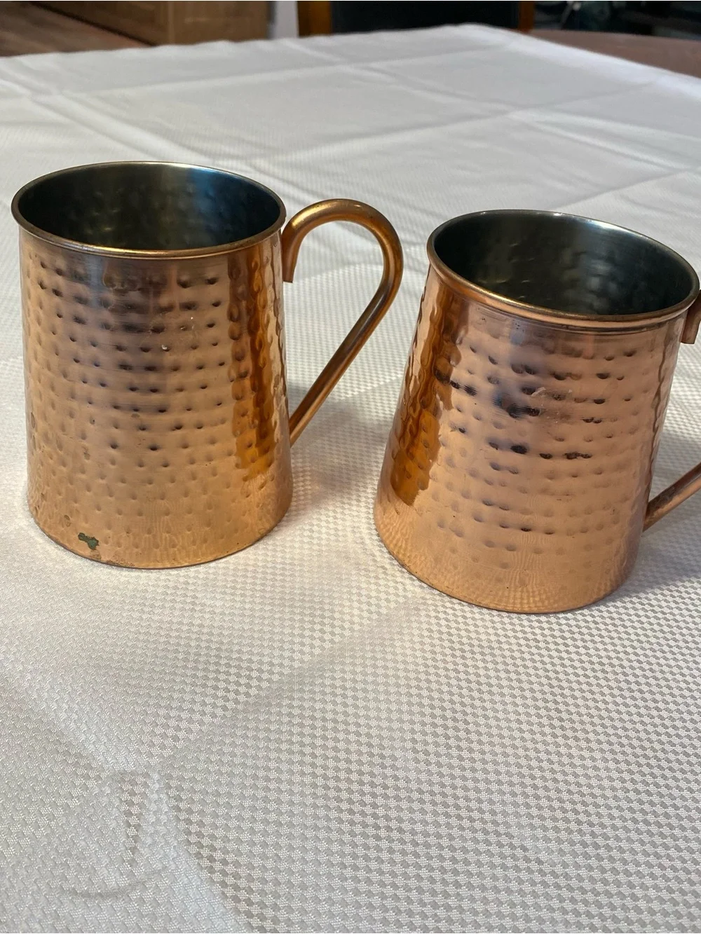 Threshold Hammered Copper-Color Moscow Mule Mugs (Set of 2)